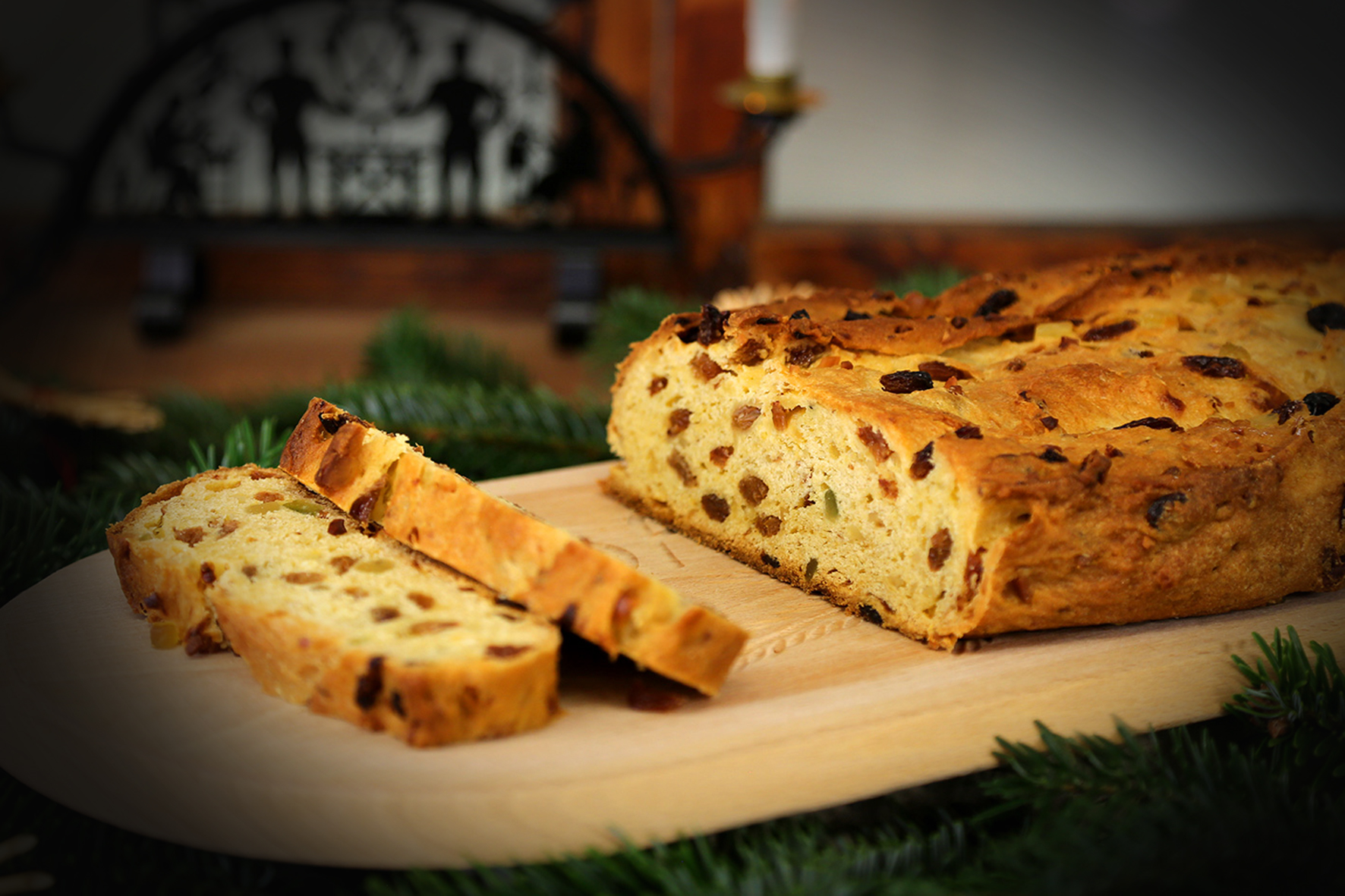 Original erzgebirgischer Butterstollen ungezuckert