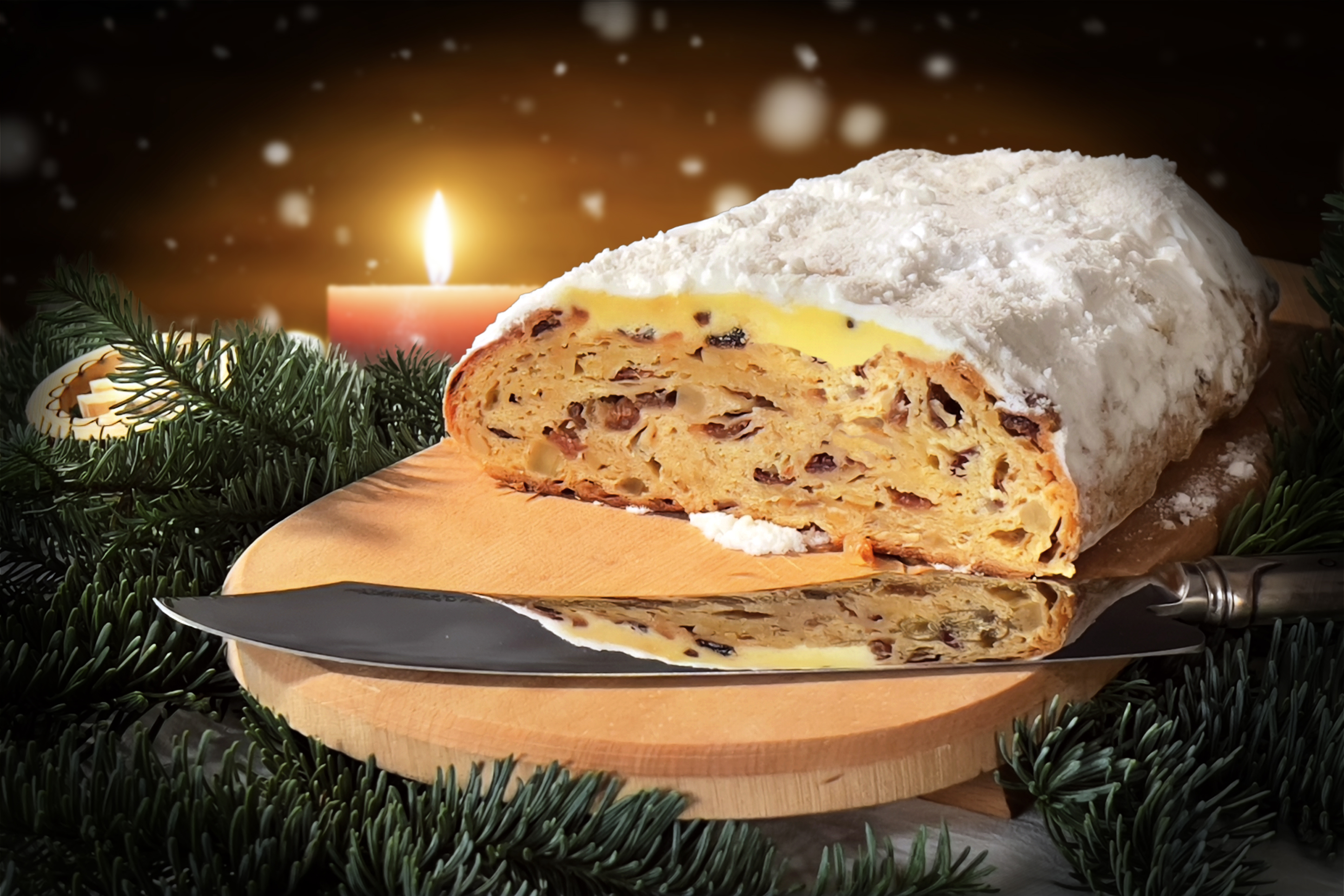 Original erzgebirgischer Marzipanstollen