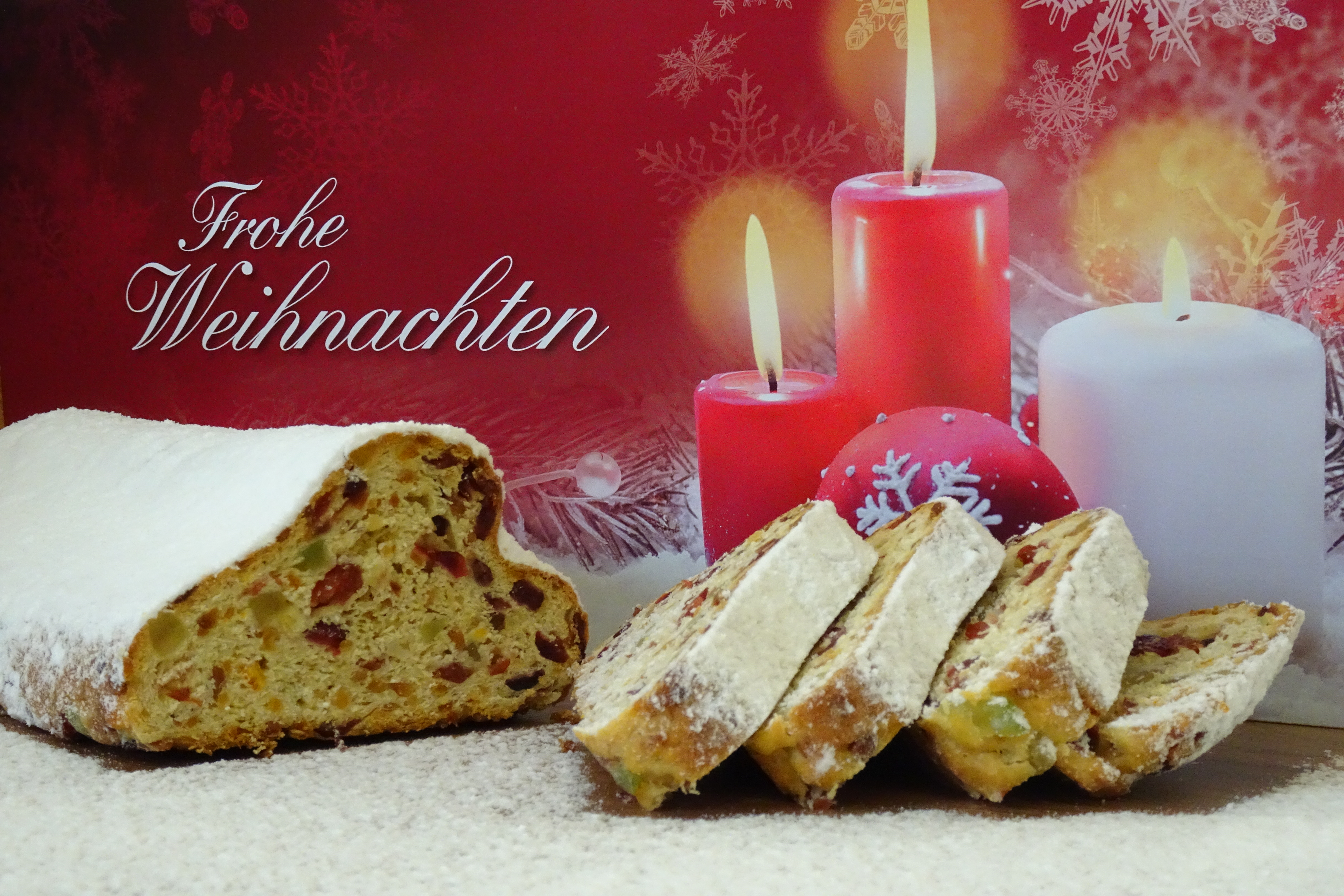 Dinkel-Cranberry Butterstollen ungezuckert